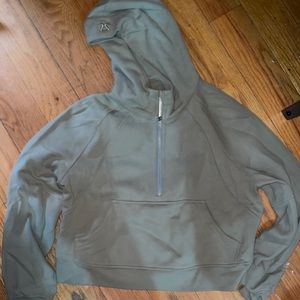 lululemon Scuba Oversized Half Zip M/L Green